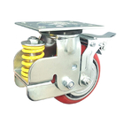5-Inch, 6-Inch, 8-Inch Spring Shock-Absorbing Casters, Shock-Resistant, Wear-Resistant, Durable And Universal