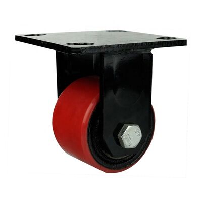 450-850kg Loaded Capacity Polyurethane Casters 150mm Wheel Size PU Iron Wheel Material Heavy Duty Wheels for Industrial