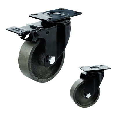 4inch Black 100kg Loading Medium Duty Casters For Living Room Tables