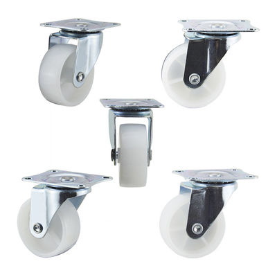 2 Inch Diameter Plastic Swivel Plate Light Duty Casters Customize