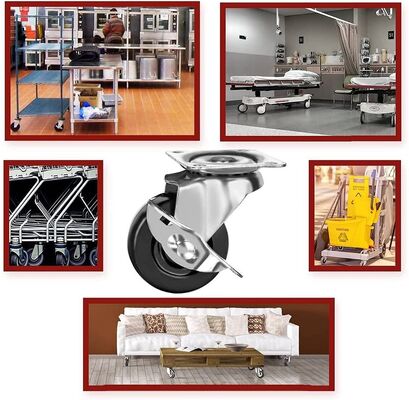 দীর্ঘস্থায়ী কর্মক্ষমতা এবং সহজ চালনা প্রদানের জন্য আসবাবপত্র সামঞ্জস্যের জন্য ডিজাইন করা সলিড কোর হুইল রোলার