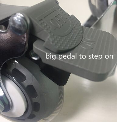 ৫ ইঞ্চি সামগ্রিক উচ্চতা পলিউরেথেন ক্যাস্টার শিল্প গ্রেড ভারী লোড ক্ষমতা চাকা কার্ট, যন্ত্রপাতি এবং সরঞ্জামের জন্য