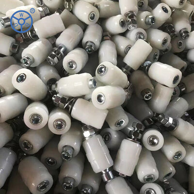 PA উপাদান চাকা সহ হেভি ডিউটি কাস্টার, দীর্ঘস্থায়ী কর্মক্ষমতা এবং স্থিতিশীলতা নিশ্চিত করার জন্য 65 মিমি ব্যাস