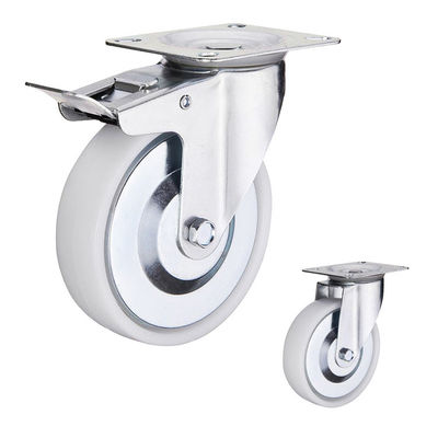 3 ইঞ্চি 110lbs ধুলো আবরণ সঙ্গে শিল্প Casters লোড হচ্ছে