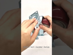 মাঝারি দায়িত্ব একক ভারবহন লাল পিভিসি ঢালাইকারী ভূমিকা-YLcaster